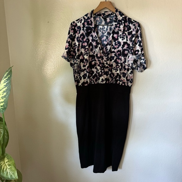 Torrid | At The Knee Ponte Studio Crepe Bodycon Dress - Picture 2 of 7